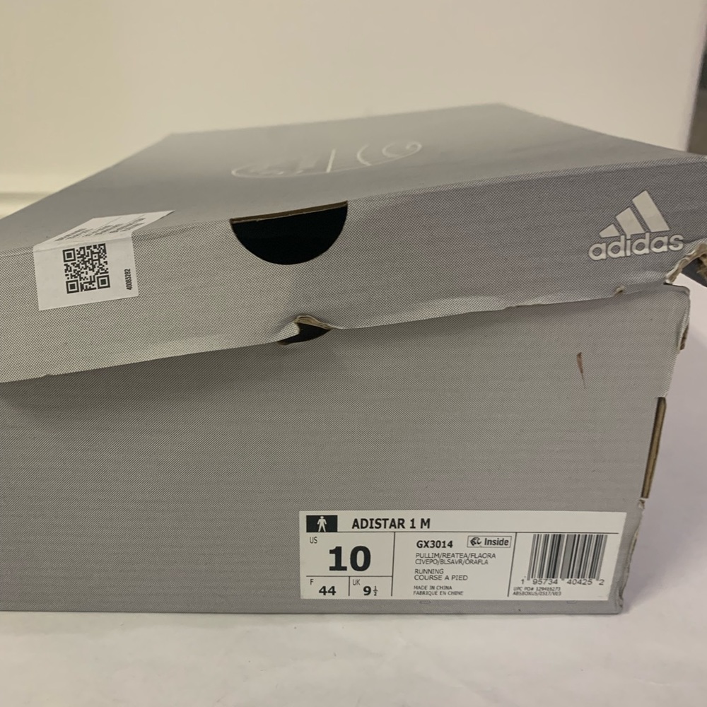 Mens Adidas ADISTAR Pulse Lime / Real Teal / Flash Orange GX3014 Running Size 10 - Picture 6 of 9